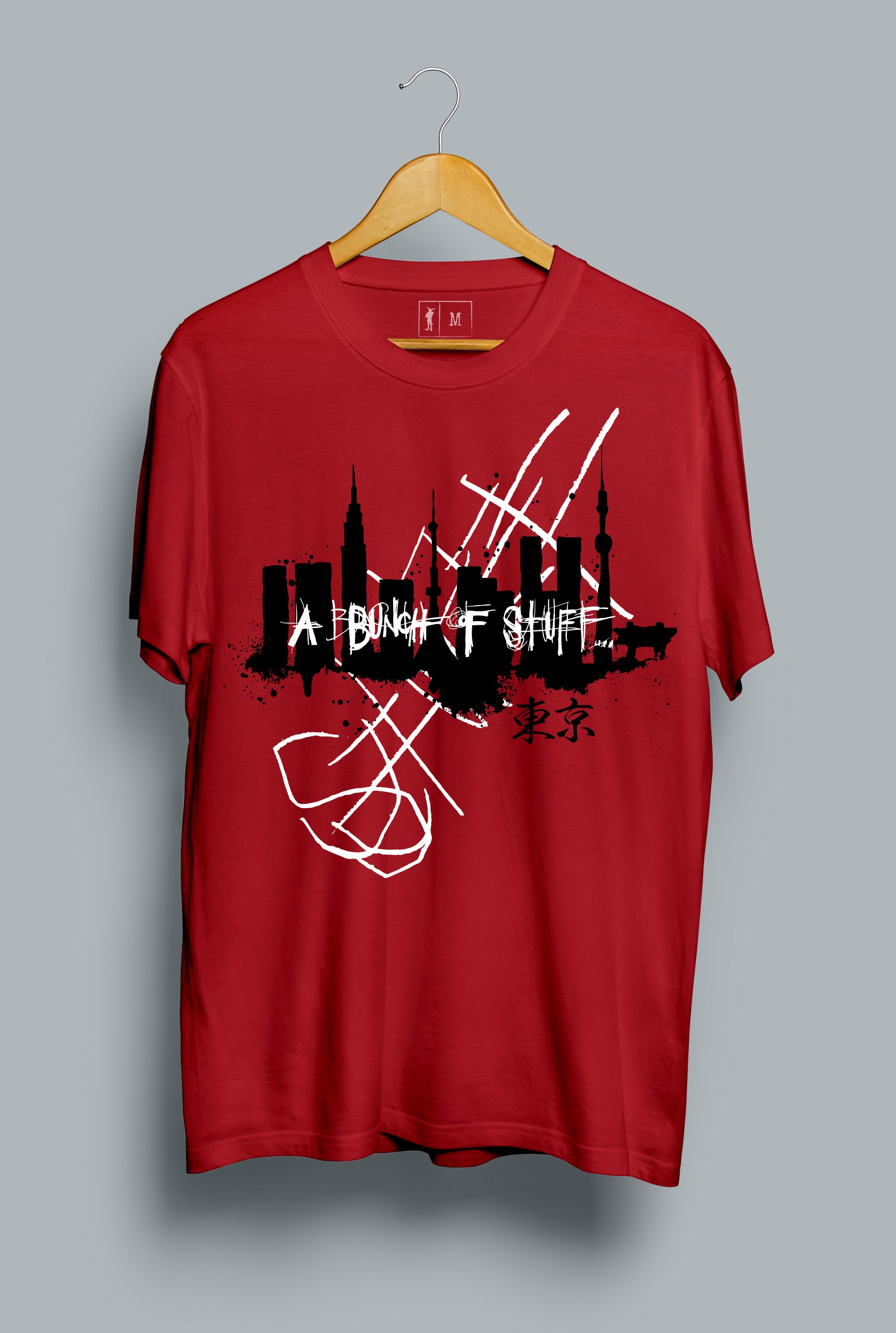 A Bunch Of Stuff Tokyo -赤いスカイラインTシャツ