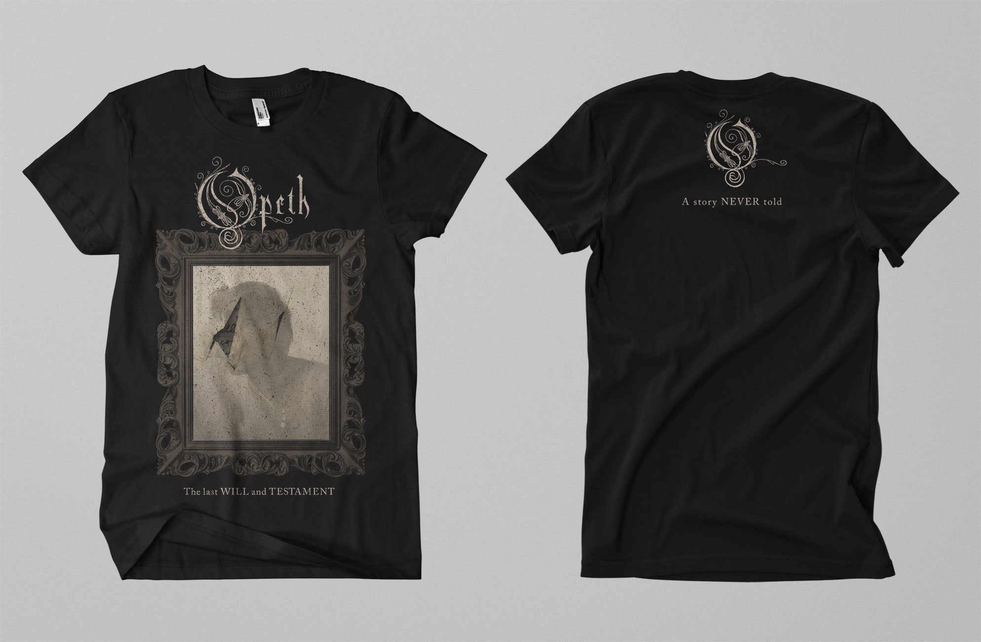 Portrait - ブラックTシャツ