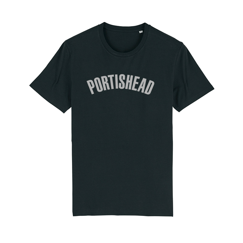 PORTISHEAD FILLED IN LOGO - ブラックTシャツ