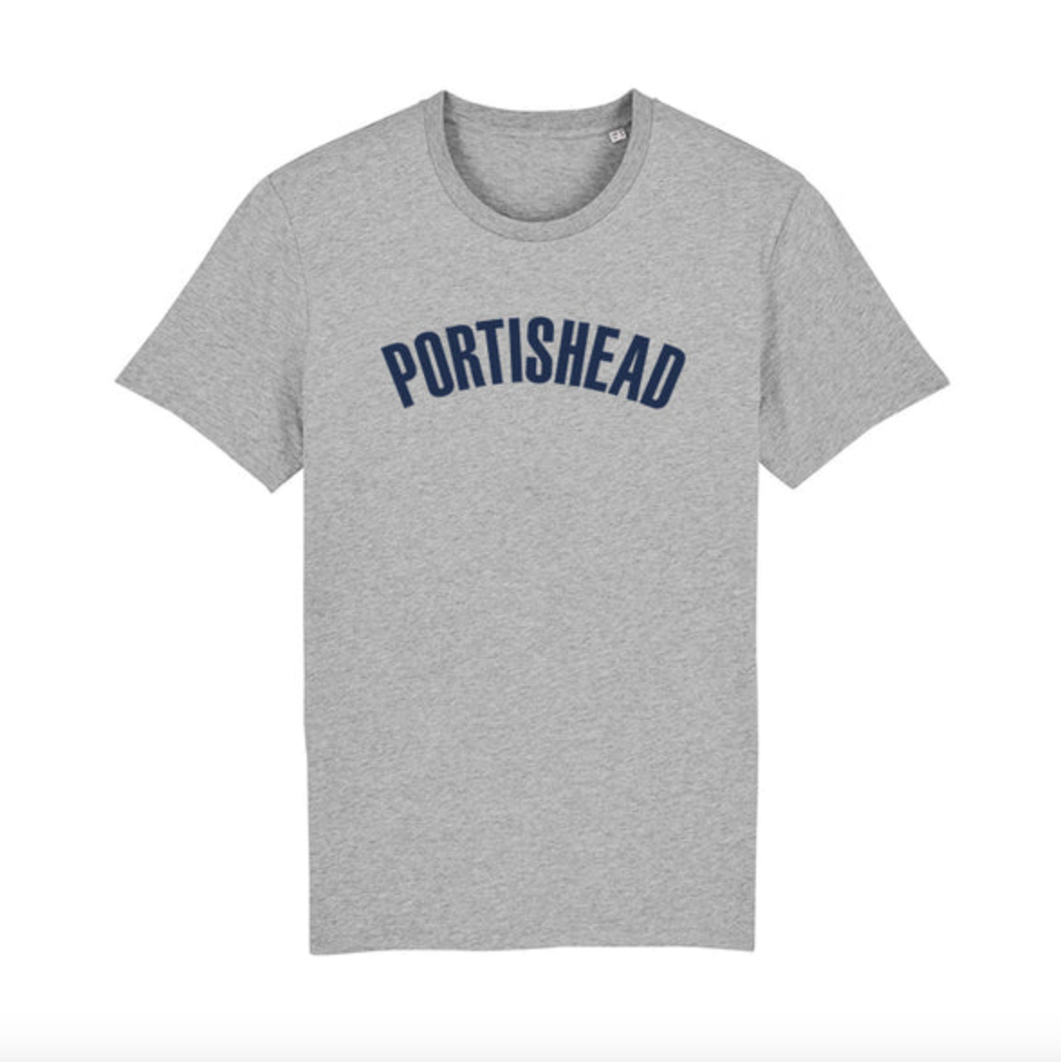 PORTISHEAD FILLED IN LOGO - グレーTシャツ