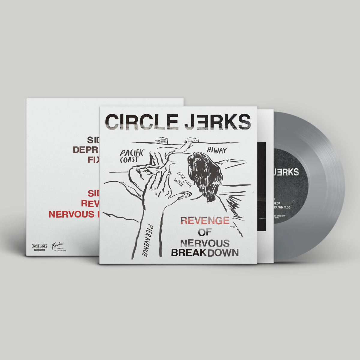 Revenge of Nervous Breakdown - 7"シングル シルバー・ヴァイナル
